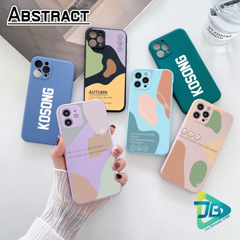 CASE CASING SOFTCASE SILIKON MACARON PELINDUNG KAMERA ABSTRACT OPPO VIVO SAMSUNG XIAOMI REALME IPHONE ALL TYPE JB5289