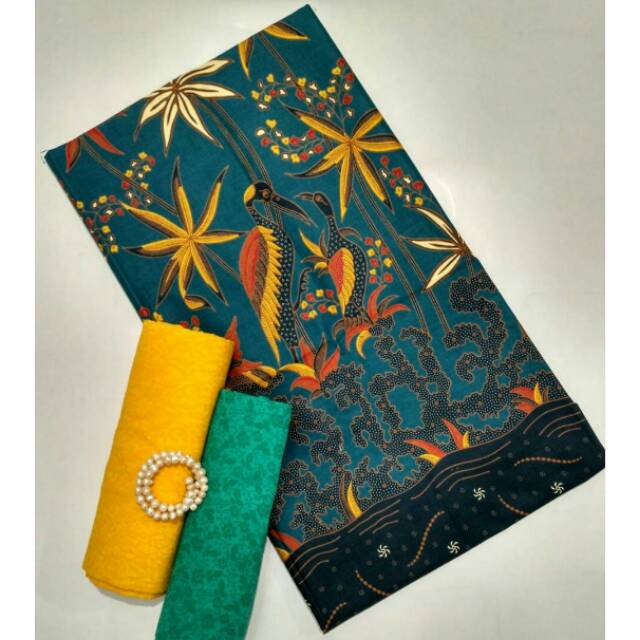 Setelan Kain batik printing primis dan embos