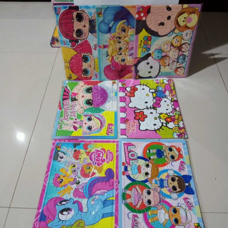 puzzle anak karakter (18×24cm)