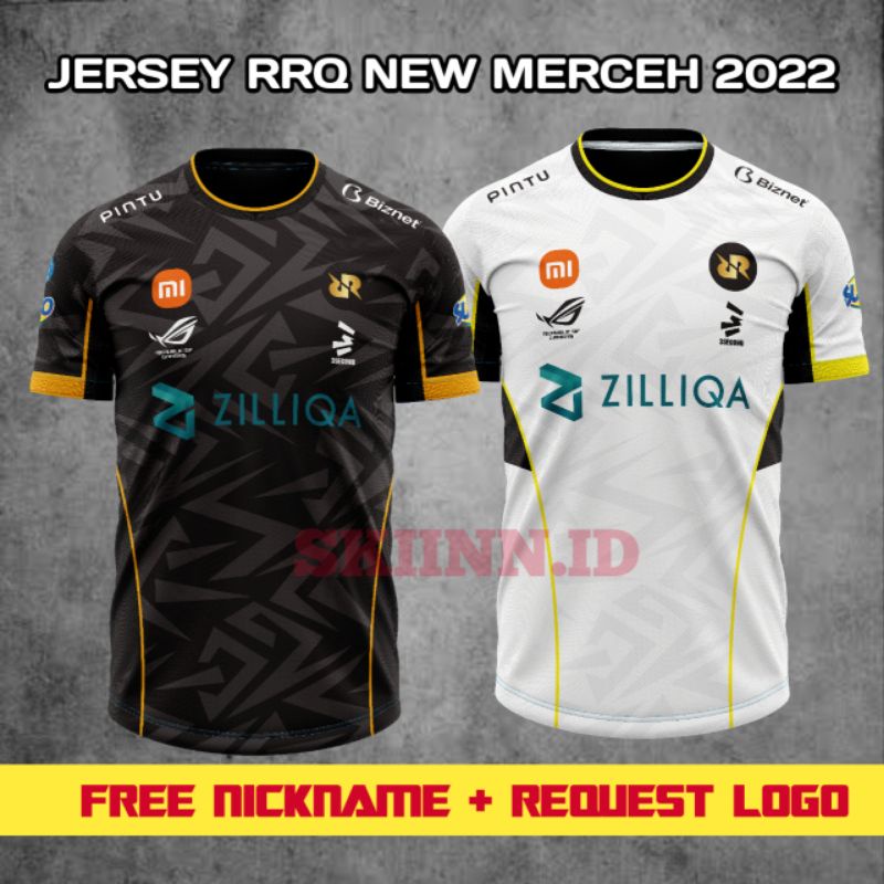 Jersey RRQ NEW 2022 Mpl s10 divisi Mobile legend  free nikname