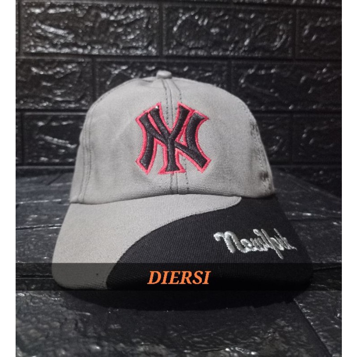 TOPI BASEBALL PRIA DISTRO/TOPI CANVAS ORI SLIDER BORDIR / TOPI BORDIR NEW YORK