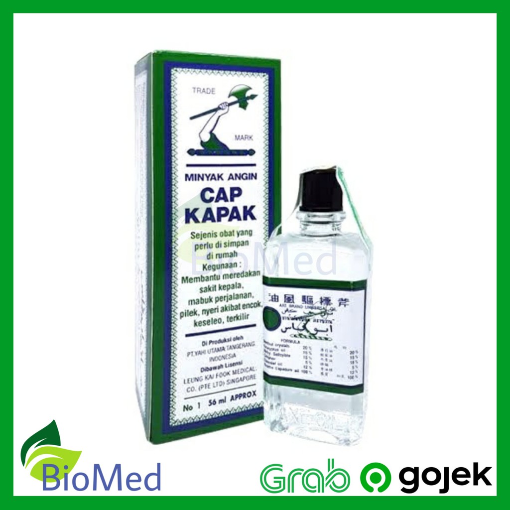 MINYAK ANGIN CAP KAPAK 56 ml - Sakit Kepala Pusing Pegal Linu Terkilir