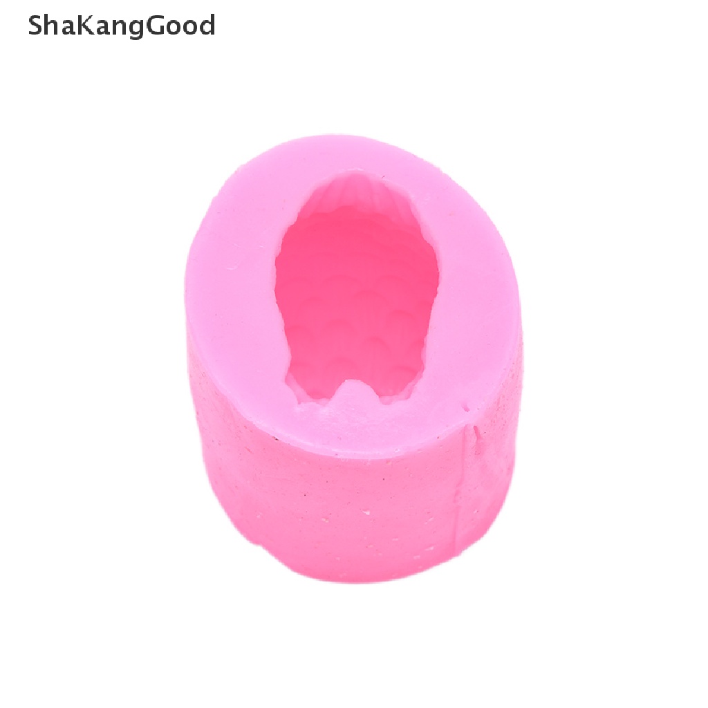 Skid Cetakan Lilin / Sabun / Clay Bentuk Burung Hantu 3D Bahan Silikon Untuk Dekorasi Kue
