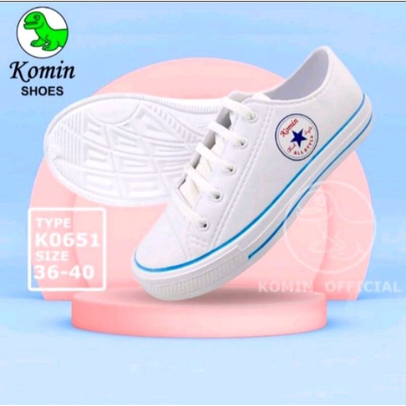 Sepatu Wanita Komin Putih Ringan Lentur