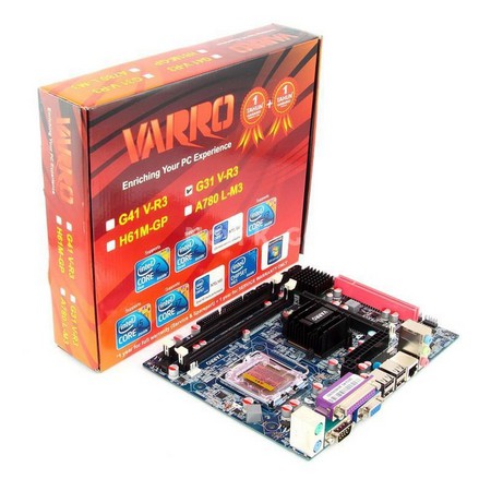 MOTHERBOARD VARRO G31 LGA 775 DDR2 PC