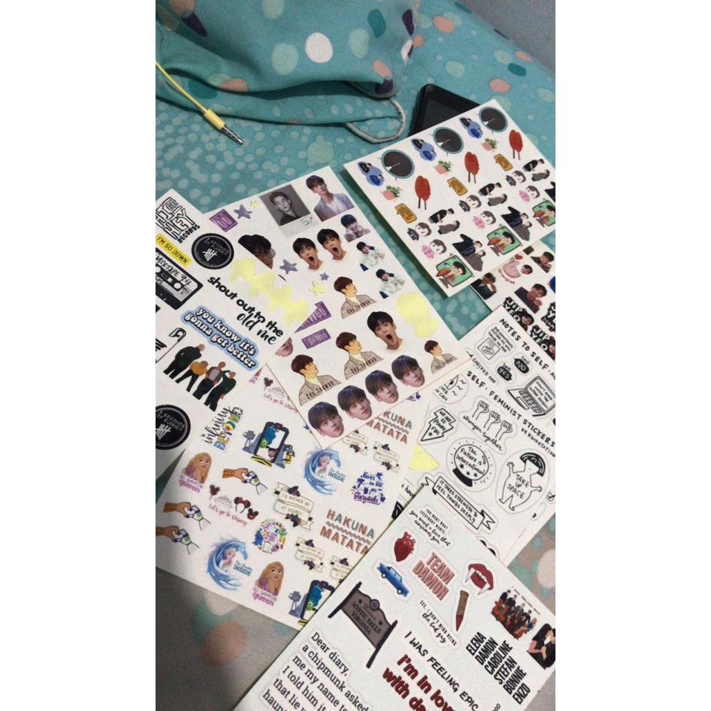 

STICKER DECO CUSTOM JPOP KPOP KDRAMA 1D 5SOS