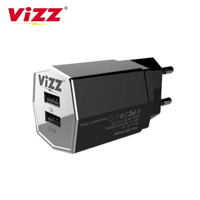 Charger VIZZ VZ-28 2USB 2.1A Android Micro Casan VIZZ VZ28 2USB 2.1A USB Micro