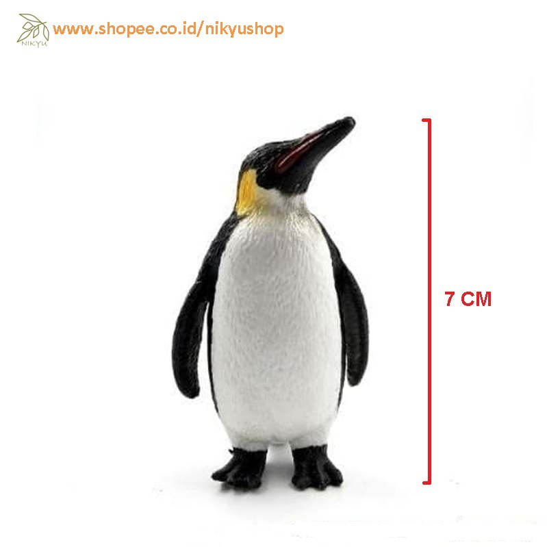 [Nikyushop] Mainan Edukasi Pajangan Miniatur Hewan Binatang Animal Figurine Burung Emperor Penguin