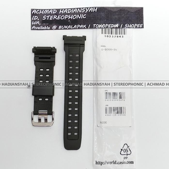 Promo Tali Jam Casio Gshock Mudman G9000 3V | Strap Mudman G9000-3V Green