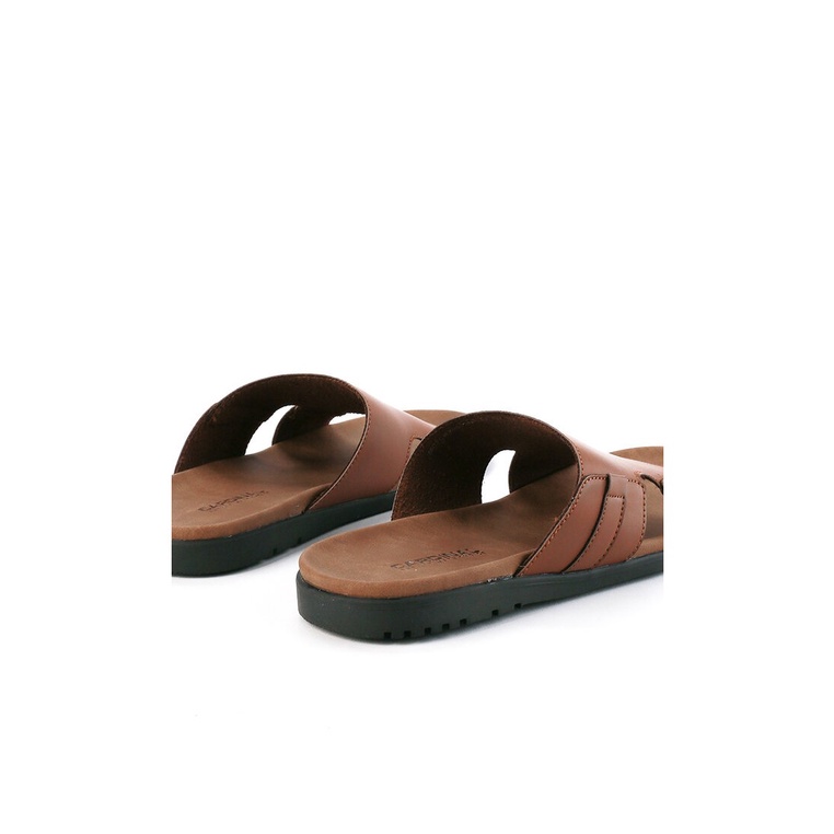 SANDAL SLIDE PRIA CARDINAL ORIGINAL CASUAL TERBARU COKLAT CA04