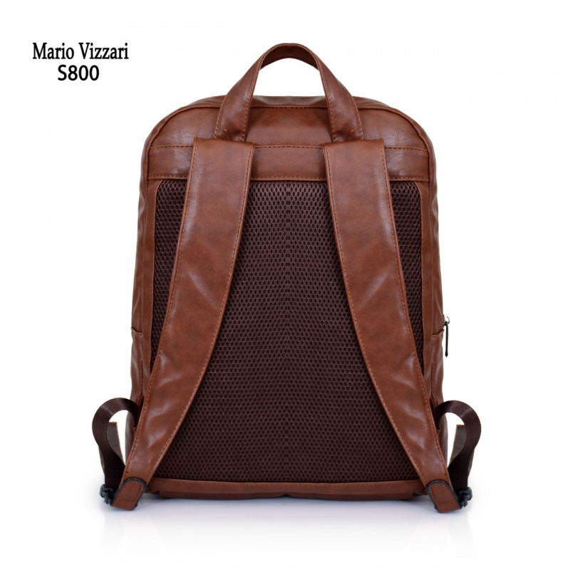 Tas Ransel Pria Kulit Mario Vizzari Bromine (S800) - Laptop