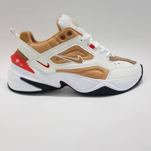 Sepatu Nike M2k Tekno Brown Gold - Nike 