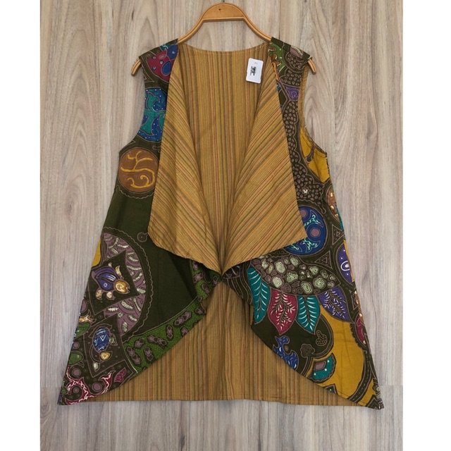 Vest batik/ bolak balik/ outer batik