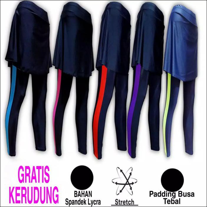 CELANA ROK SEPEDA PADDING BUSA WANITA - M