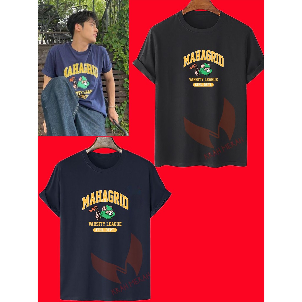 Kaos Seventeen Mingyu Mahagrid Coby Varsity Sablon Plastisol Murah