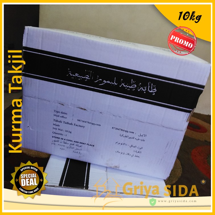 kurma sayer madinah taibah tabah 10kg Murah Meriah Takjilan 10 kg Kartonan