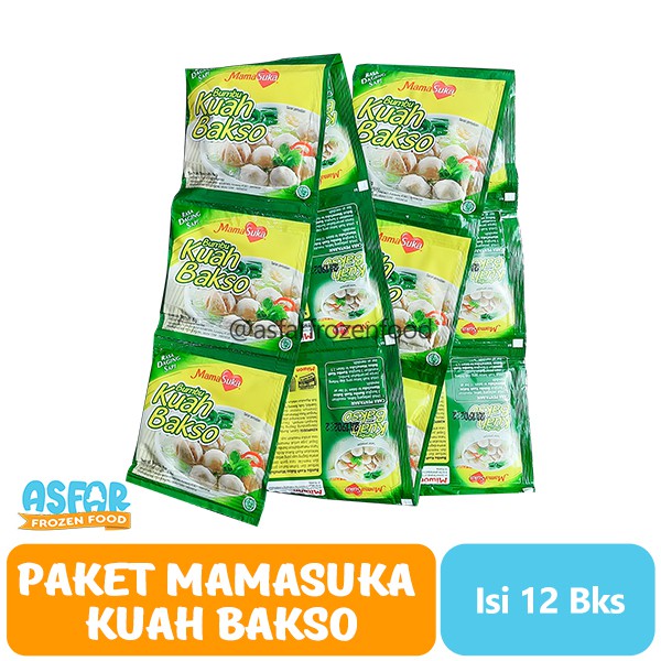 

Paket MAMASUKA Kuah Bakso - Isi 12 Pcs