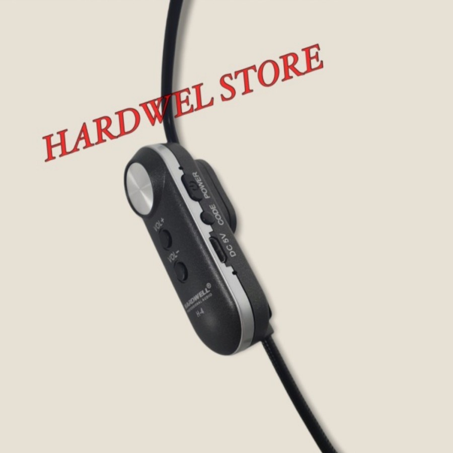 Mic Wireless Bando HARDWELL H4 Buat Zoom Meeting 4 Microphone Karaoke