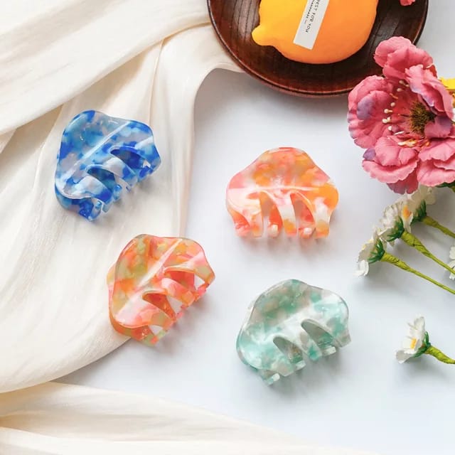 PREMIUM Jepit Salon Marble 5CM - Aksesoris Wanita Korean Style