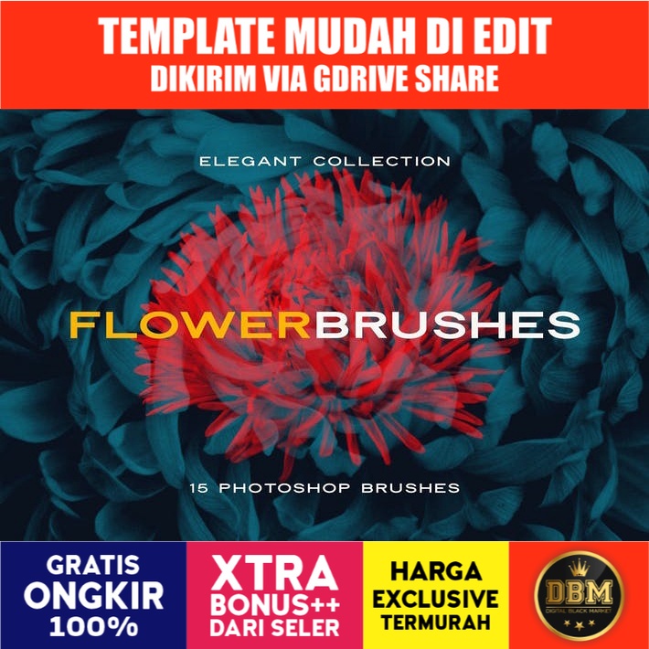 Elegant Flower Brushes  - Photoshop