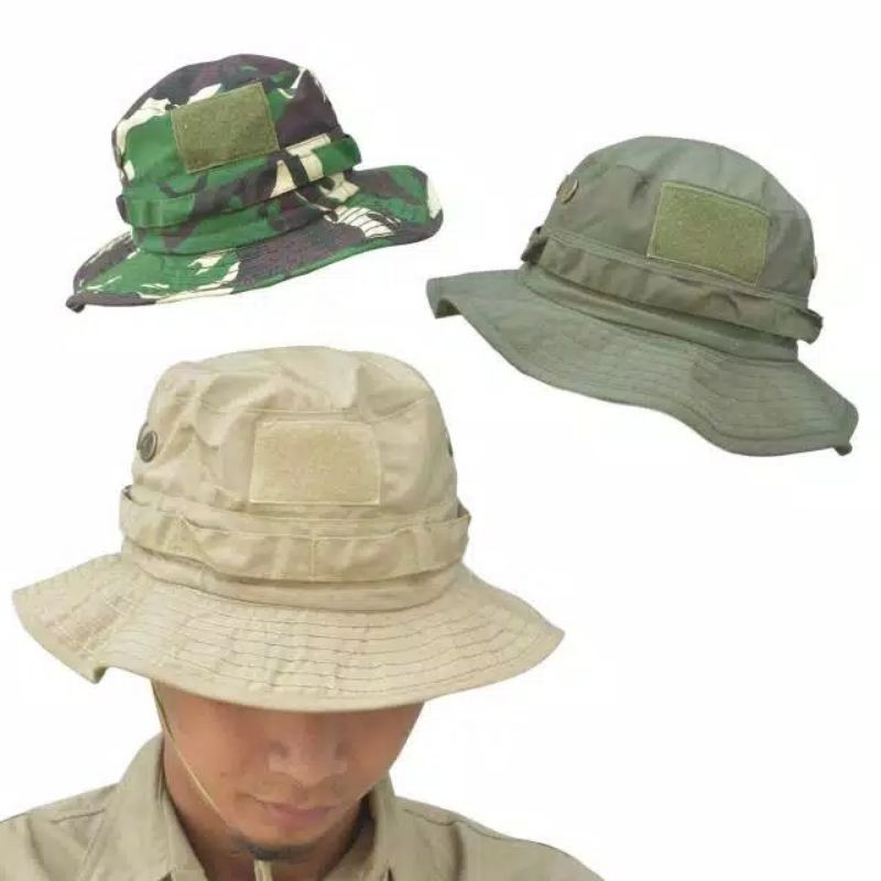 TERLARIS Topi Rimba Pria Wanita Tni Pramuka pencinta alam Pmr pastinya Outdour Pdl