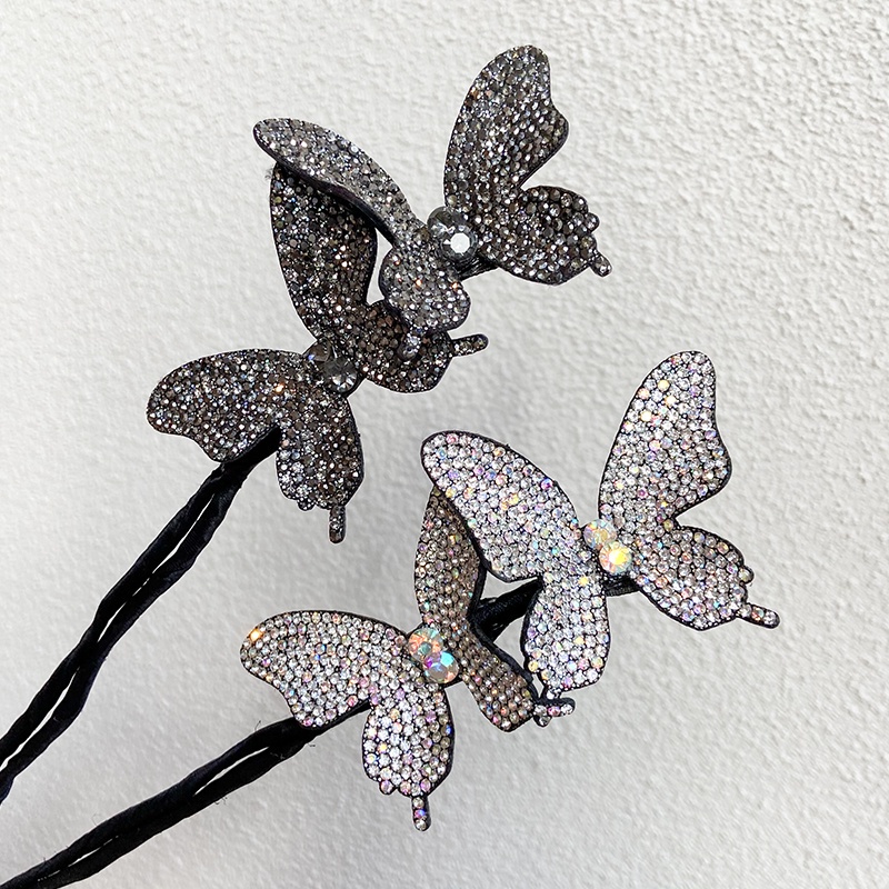 Korean style hair tie simple fashion elegant temperament butterfly hair rope/tali kepala kupu-kupu