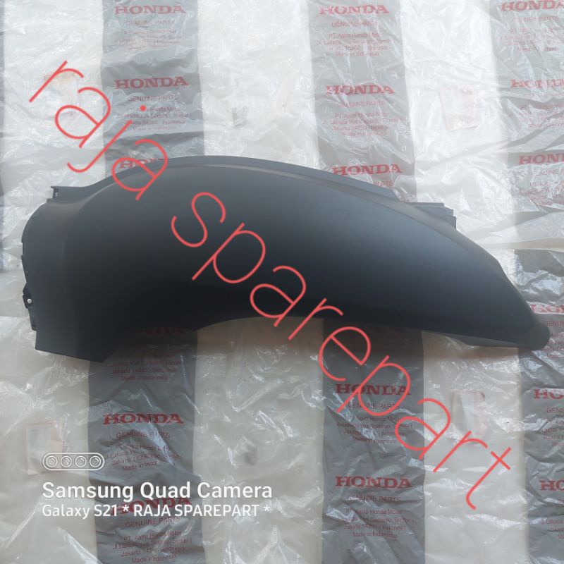 Cover body belakang Scoopy new esp 2021 k2f prestige kiri merah hitam doff original