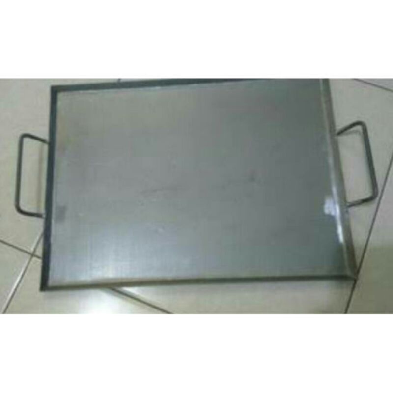 Wajan Roti Mini 30 x 30 cm Roti Bakar Kebab Martabak Telor Wajan Serbaguna Material Bahan Baja Hitam