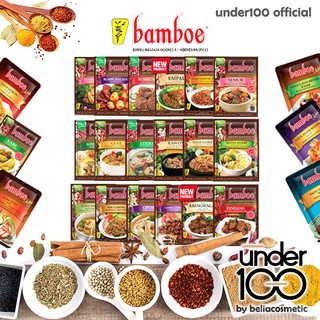 Under100 Bamboe Bumbu Instan Masak HALAL Series Spices Dapur Nasi