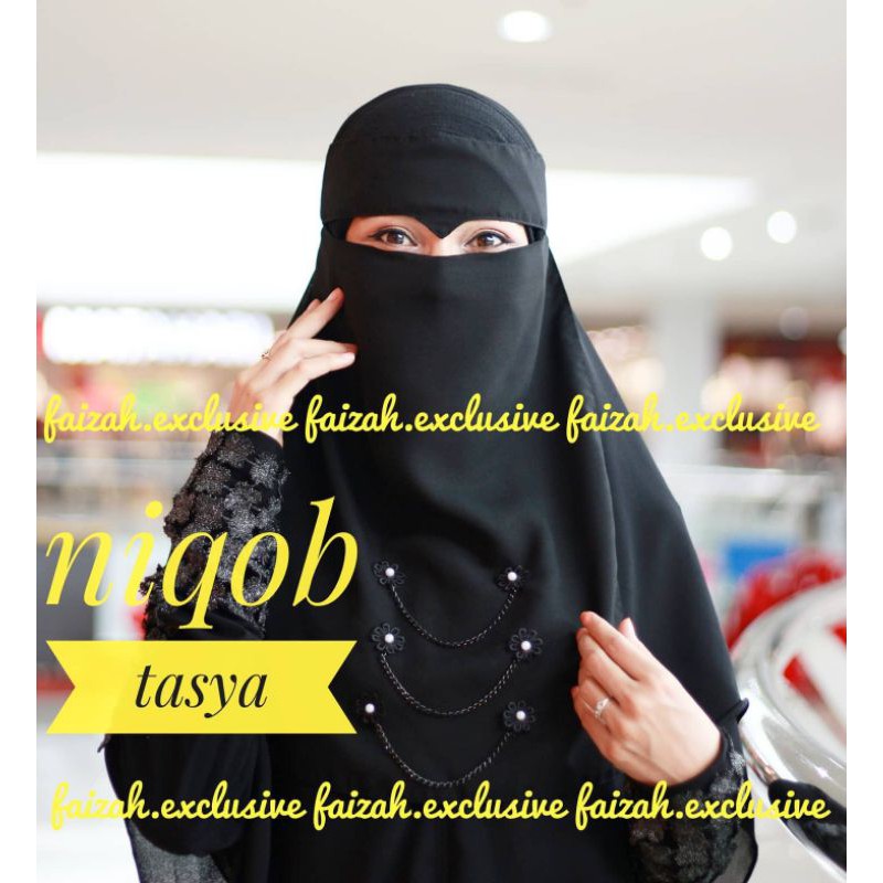 NIQOB BANDANA TASYA KHIMAR TEMBORO CADAR MURAH TEMBORO NIQAB BANDANA