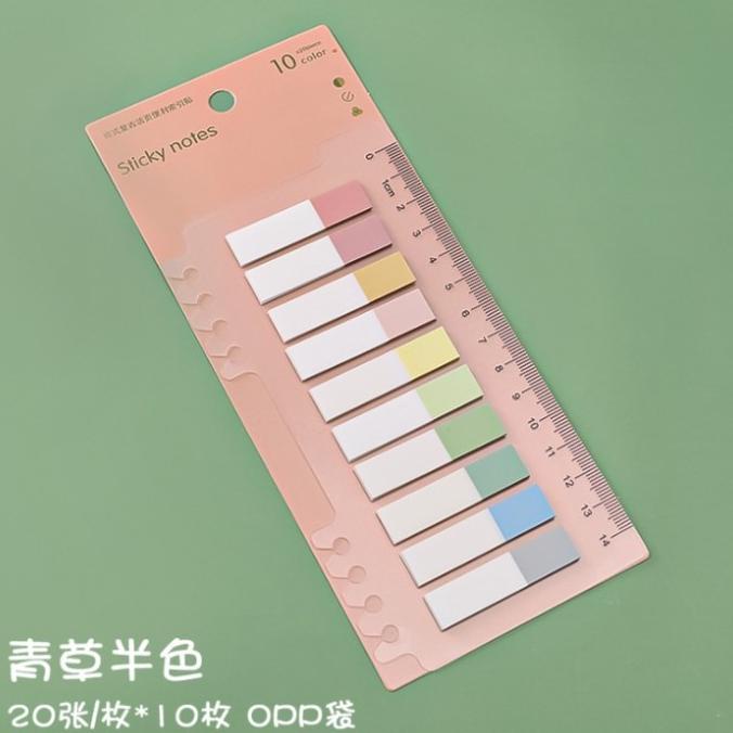

Sticky notes gradiasi 10 line - half col square