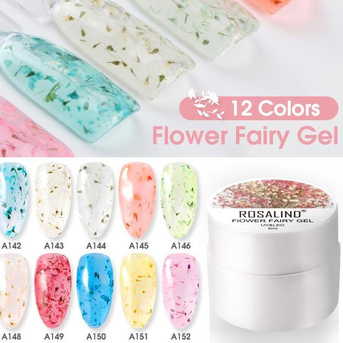 ☼ ROSALIND Flower Fairy Gel Nail Polish UV LED Nail Art / Kutek / Cat Kuku ➦