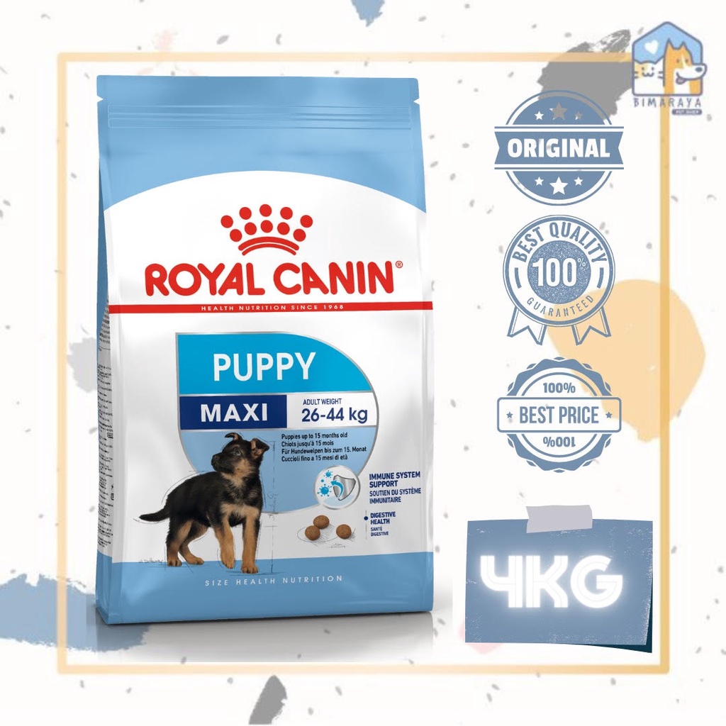 ROYAL CANIN MAXI PUPPY / MAXI JUNIOR 4KG FRESHPACK