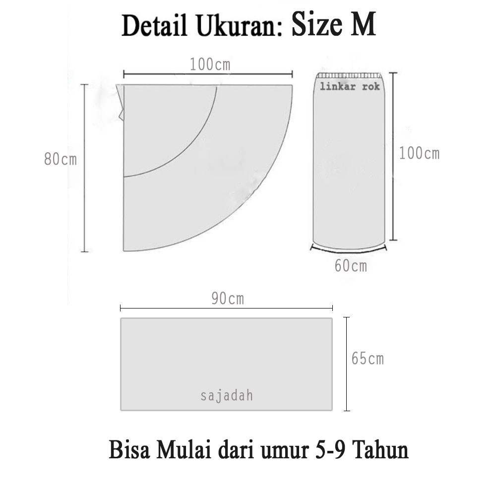 Mukena Anak Tas Sajadah Salur bahan Katun Micro Super-7