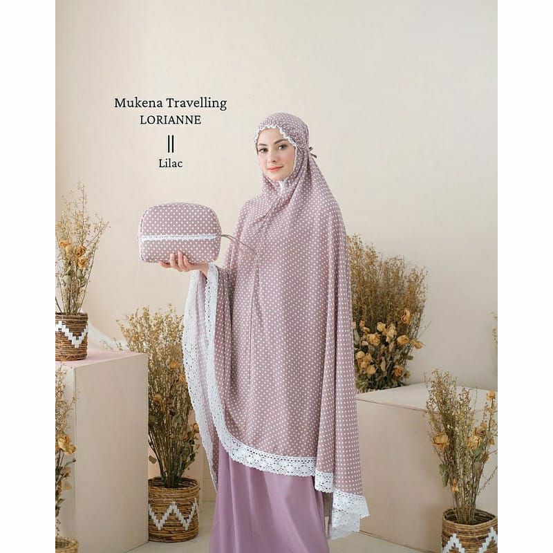 MUKENA POLKADOT RAYON