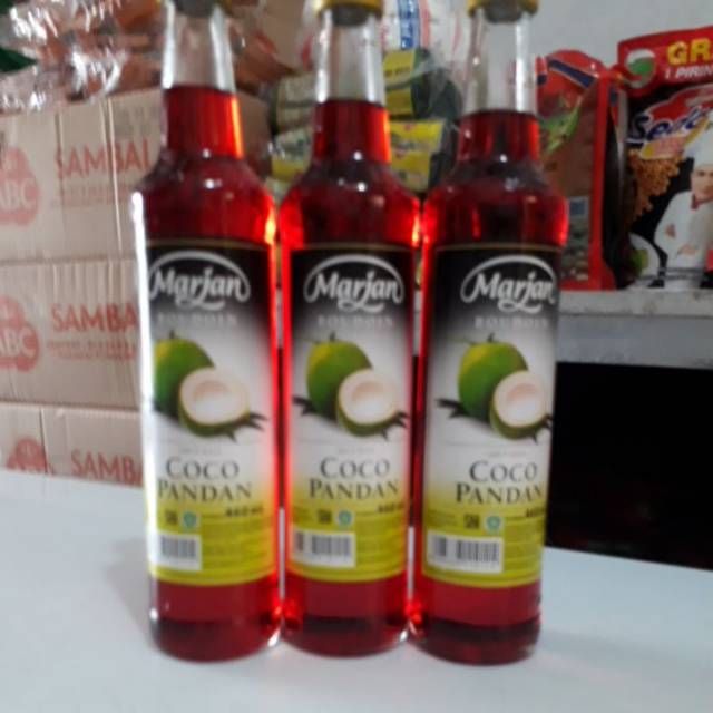 

Marjan boudoin sirup rasa cocopandan 460ml