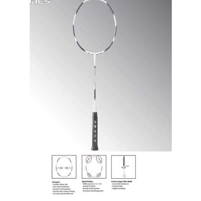 READY ✅RAKET BADMINTON BULUTANGKIS APACS NEW Z ZIGGLER PUTIH BONUS GRIP APACS ORIGINAL  kuat 38 LBS|