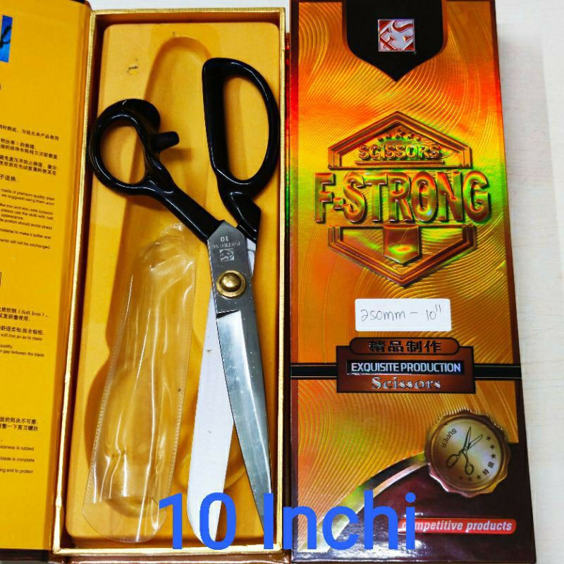 

Adn Gunting Kain F-Strong Kualitas Jepang Pegangan Lapisan Karet