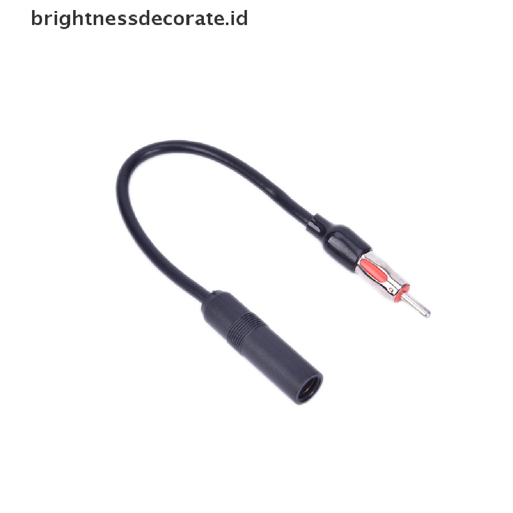 [birth] 1&quot; Car Stereo Radio AM FM Aerial Antenna Extension Lead Adapter Cord Din [ID]