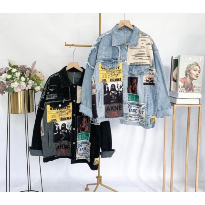 JAKET JEANS AMR CANTIK IMPORT