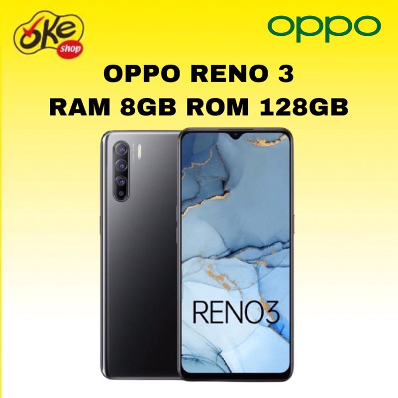 Oppo Reno 3 Smartphone (8GB / 128GB) | Shopee Indonesia