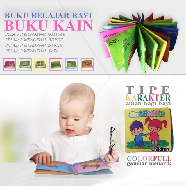 Buku Bayi Kain buku bantal bayi 01-CHARACTER