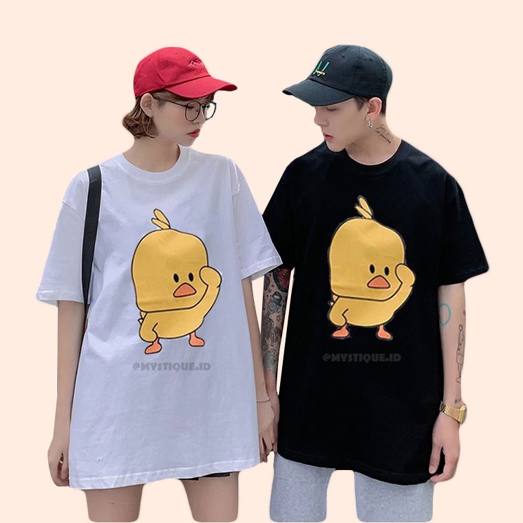 [HARGA SEPAKET] Kaos Couple Ayam Kartun Chicken Tshirt Pasangan