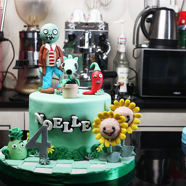 

Cake tema Zombie and Plants / Diameter 20 cm / MOHON BACA KETERANGAN