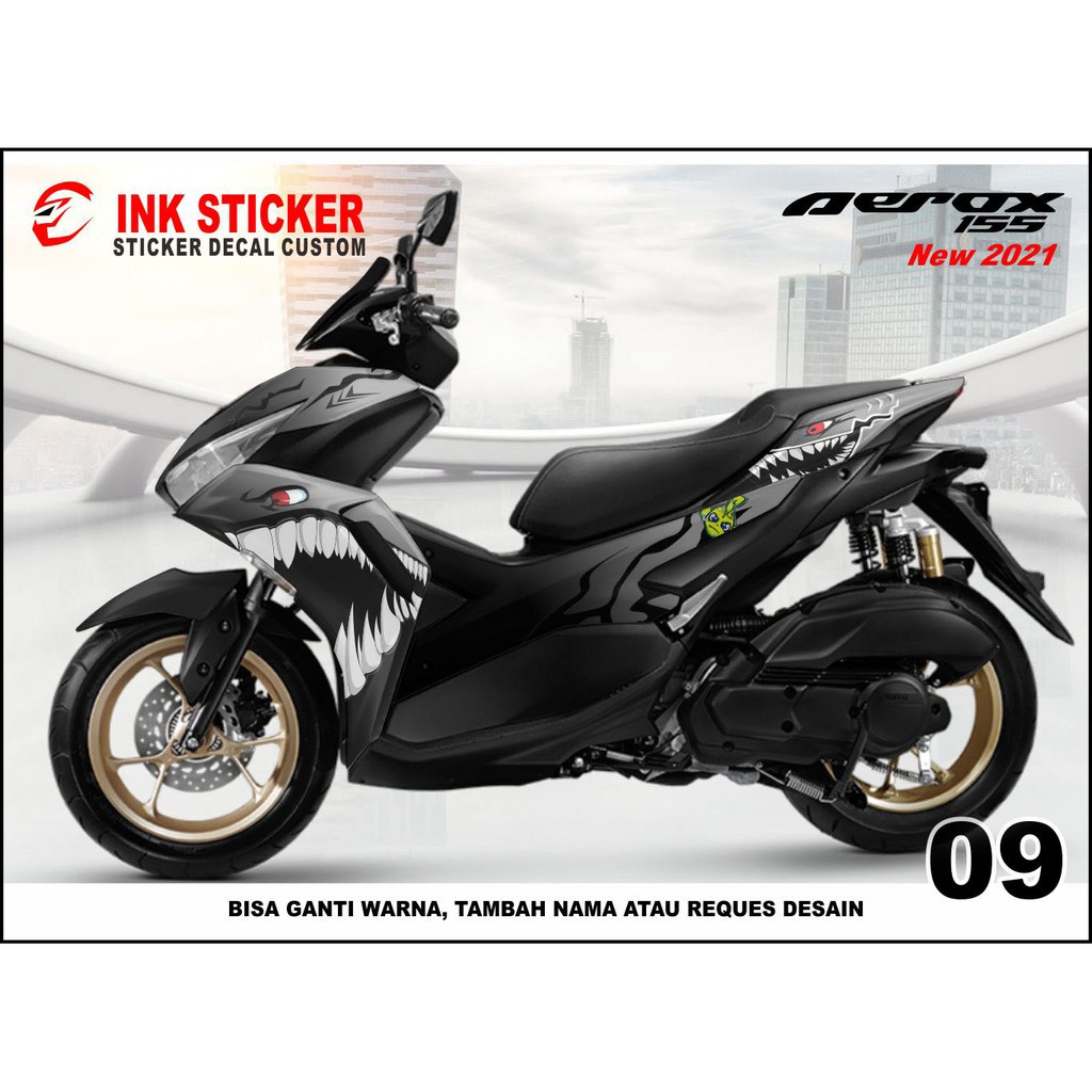 Sticker Decal Aerox 2021 09 Fullbody