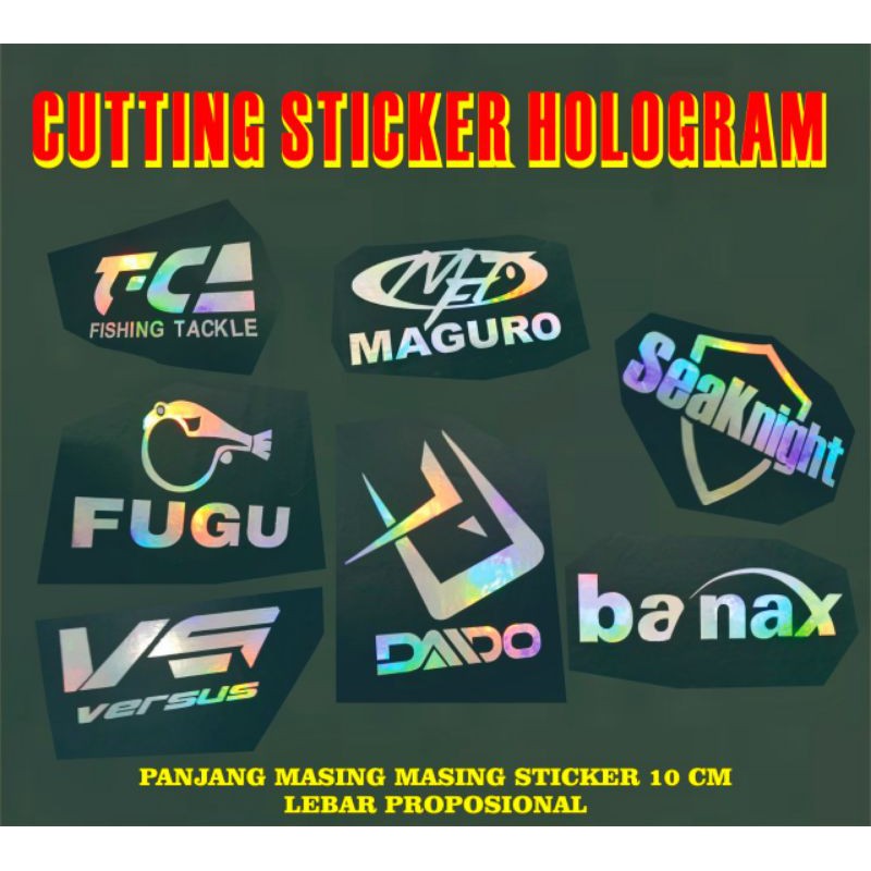 Cutting Sticker Brand Pancing Hologram