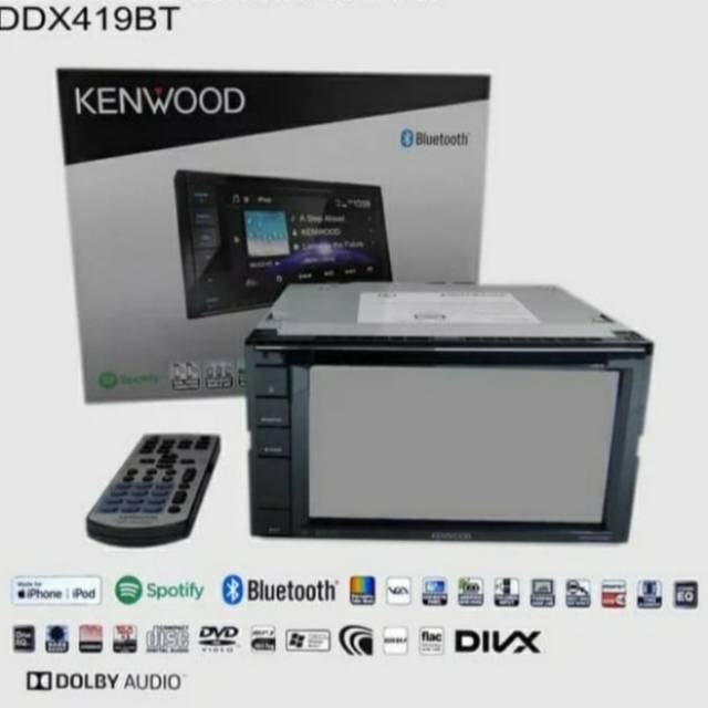 Head Unit Double Din Kenwood Bluetooth High Quality