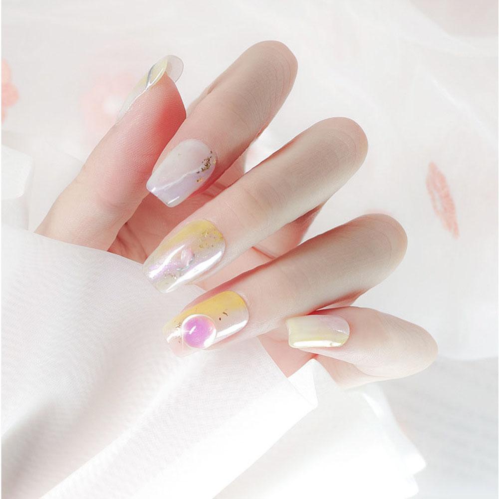 Mxbeauty DIY Dekorasi Nail Art Jepang 3D Hiasan Kuku Manicure Aurora Phantom Mocha Neon Diamond