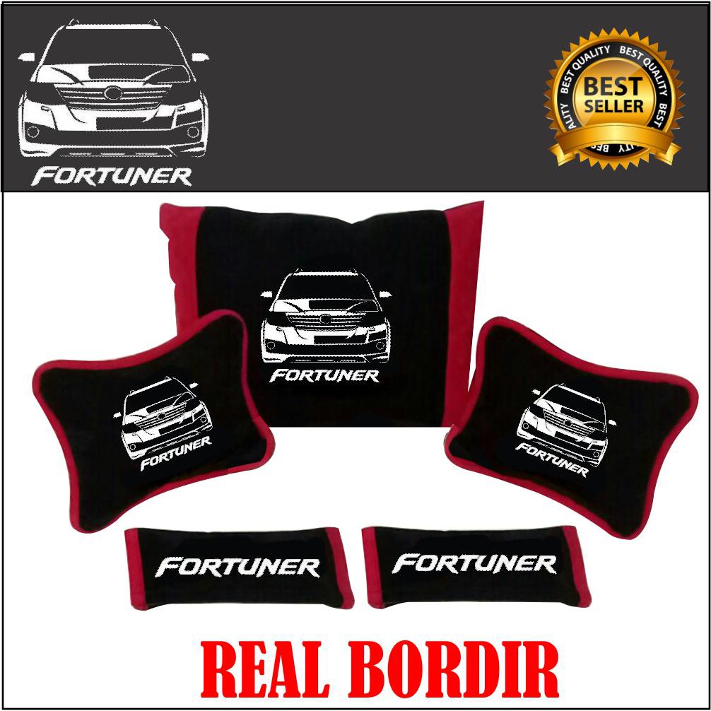 Bantal Mobil FORTUNER Headrest Mobil Interior KODE 0044
