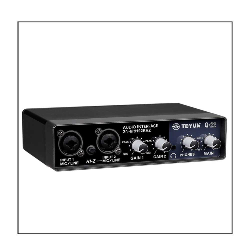 Microphone Hi-Fi Sound Card Amplifier USB